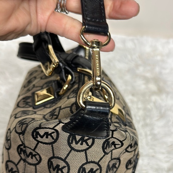 Michael Kors Black and Tan Tote Bag with Dustbag - Picture 15 of 16